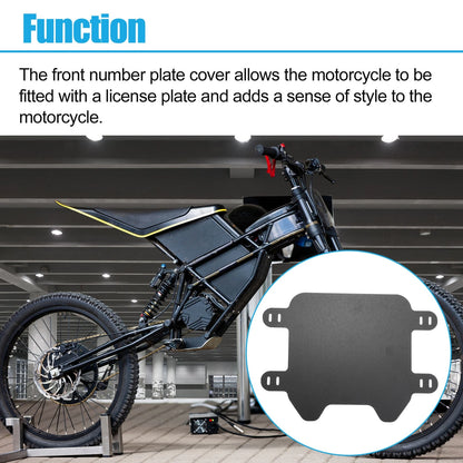 1 Set Front Number Plate Cover Tag for Light Bee Surron Electric Dirt Bike