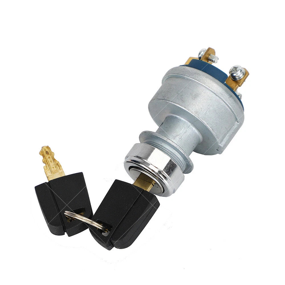 Ignition Key Starter Switch for Caterpillar CAT (9G7641) - 2 Keys