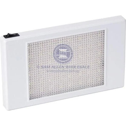 12V LED Rectangular Interior Light with Switch for Marine/Caravan/Motorhome