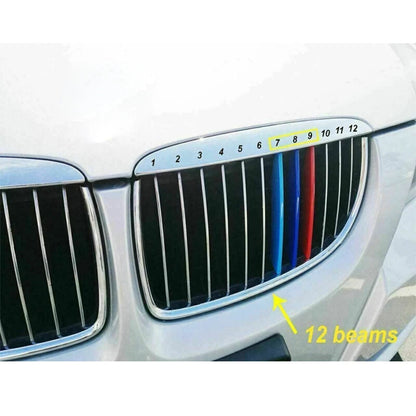 M-Color Strip Front Kidney Grille Insert Trim for BMW 3 Series E90 E91 (2006-2011)