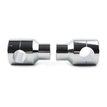 Handlebar Mount Adapter Risers Clamp for Honda Harley Chrome