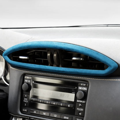 1x Blue Central Control Air Outlet Cover for Subaru BRZ 2013-2020