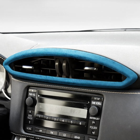 1x Blue Central Control Air Outlet Cover for Subaru BRZ 2013-2020
