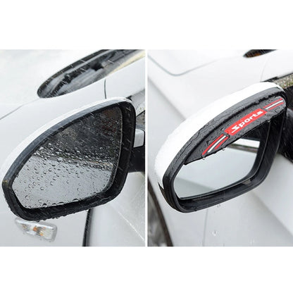 2 x Rear View Mirror Rain Eyebrow Board Rain Remover Cover for Car