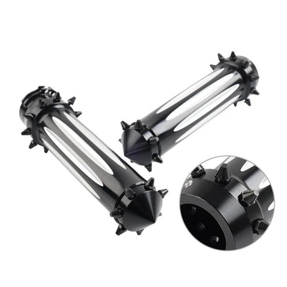 1'' Spikes Motorcycle Front Hand Grips for Harley Touring Dyna Softail