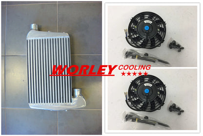 Aluminum Intercooler & Fans for Ford Falcon BA BF XR6 Turbo (2002-2008)