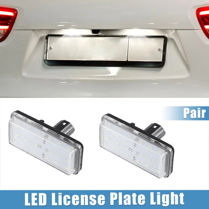 2 x White LED License Plate Light for Toyota Land Cruiser