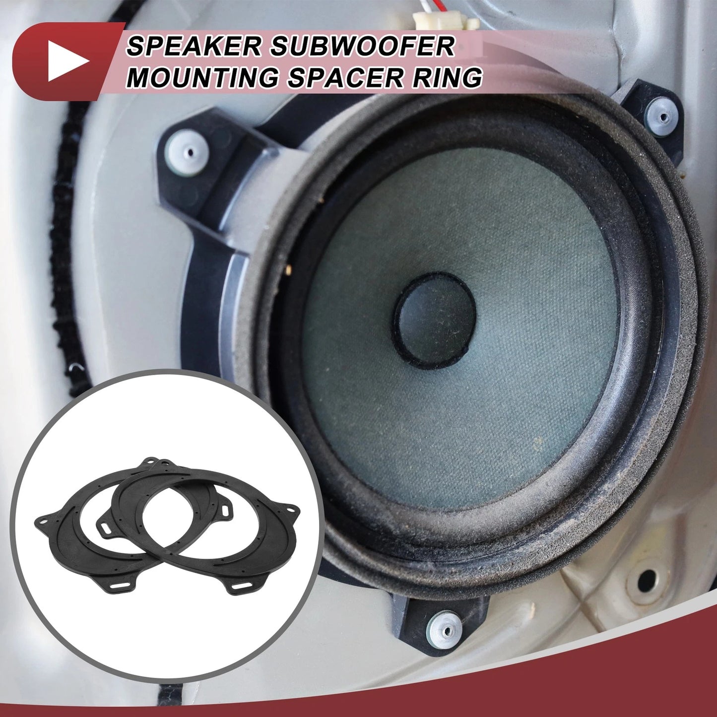 Speaker Spacer Rings for Toyota Corolla (2003-2013) 6"x9"