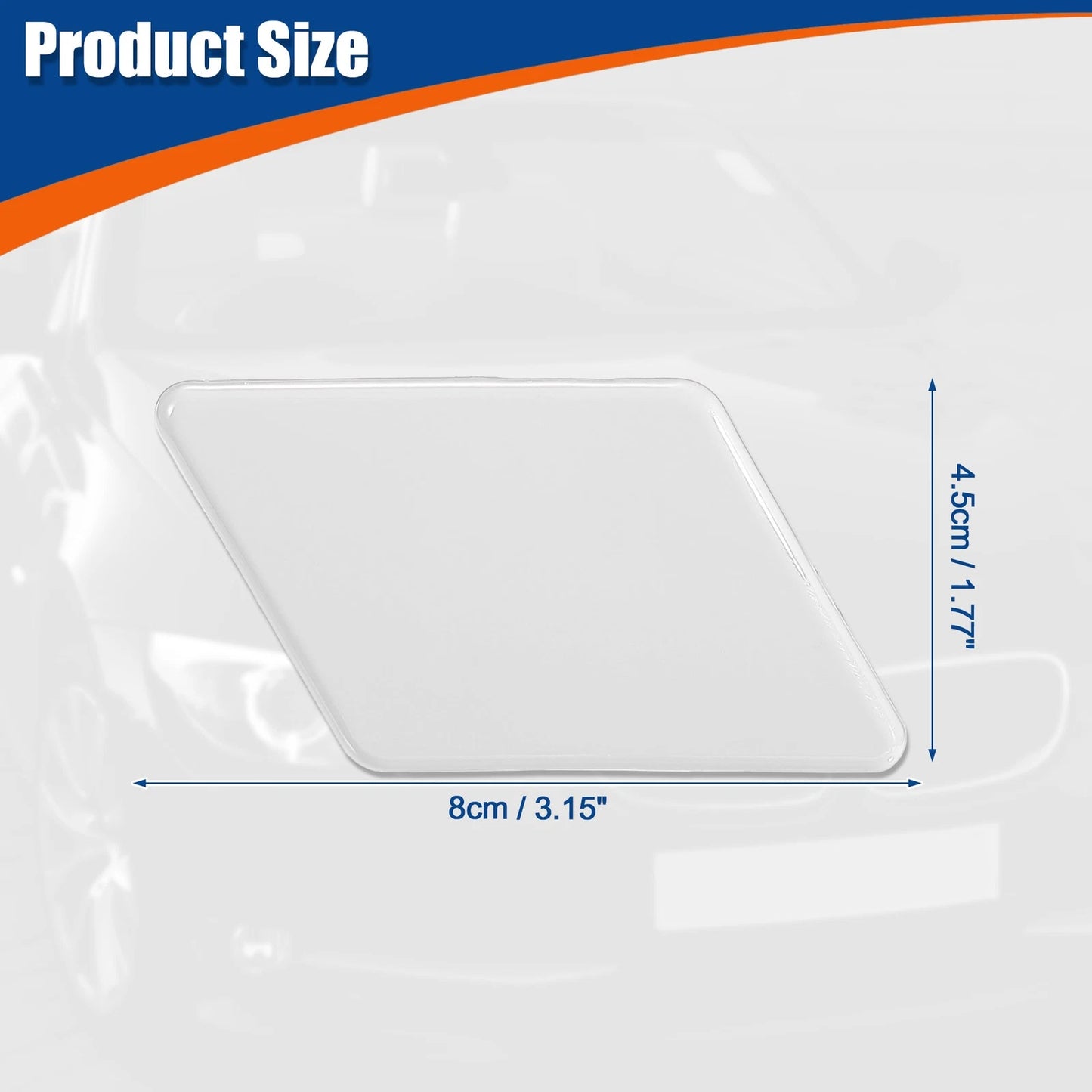 Right Side Front Bumper Washer Nozzle Cover for BMW 3 Series (2006-2013)
