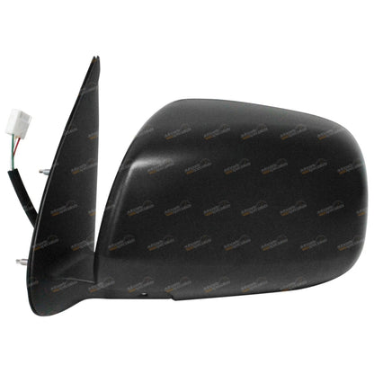 LH Black Electric Side Door Mirror for Toyota Hilux (2005–2010)