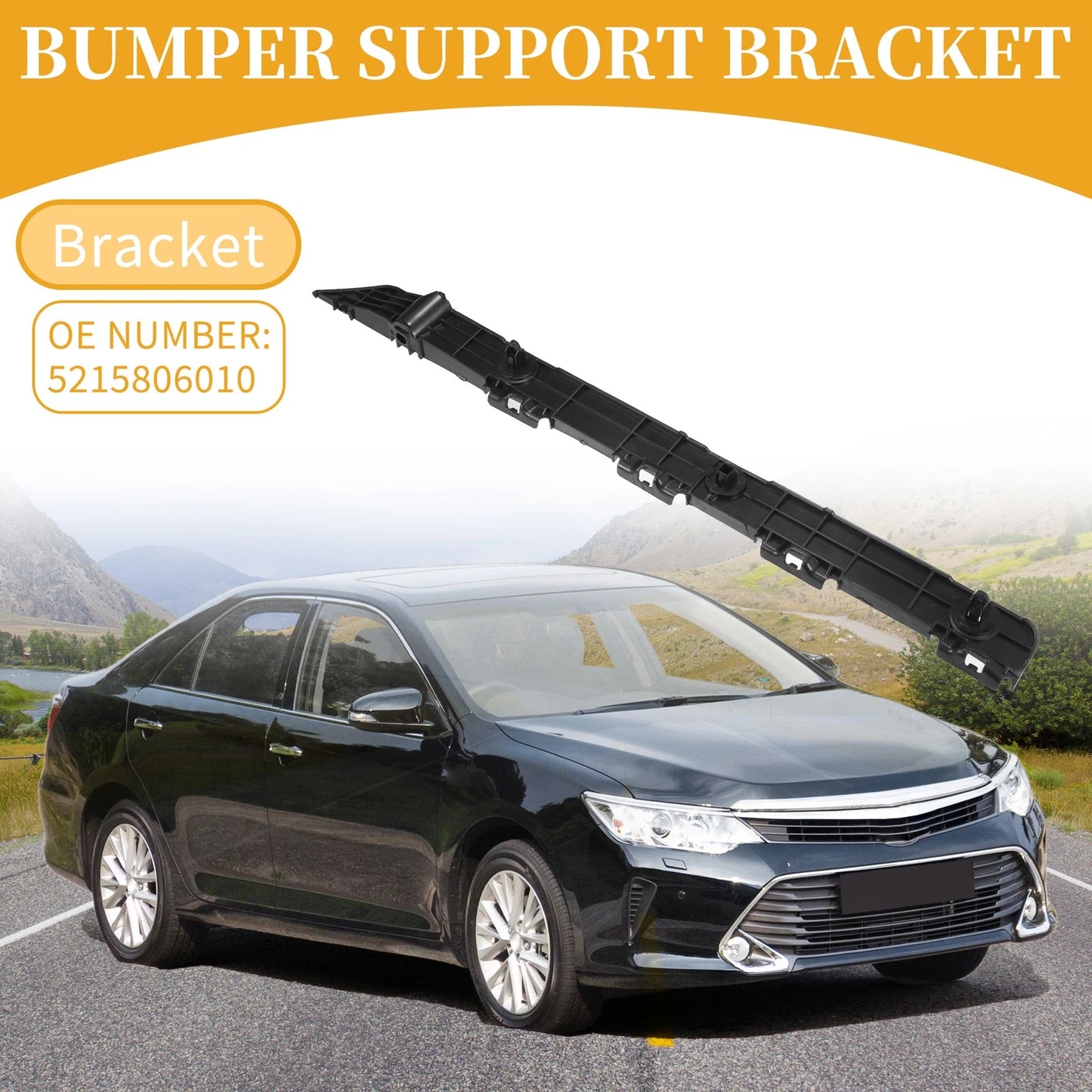 Front Bumper Support Bracket for Toyota Camry (2007-2011) 1 Pc