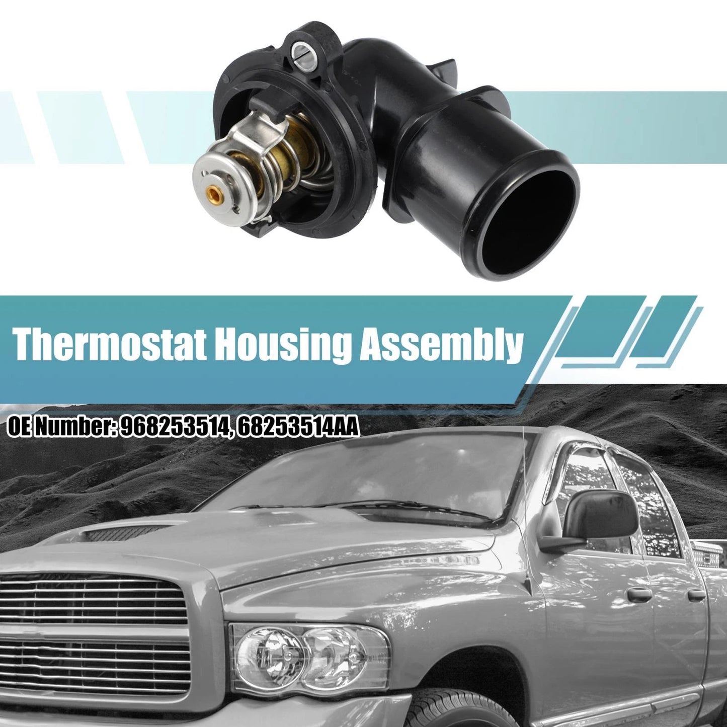 Engine Coolant Thermostat Housing for Jeep Wrangler (2020-2022)