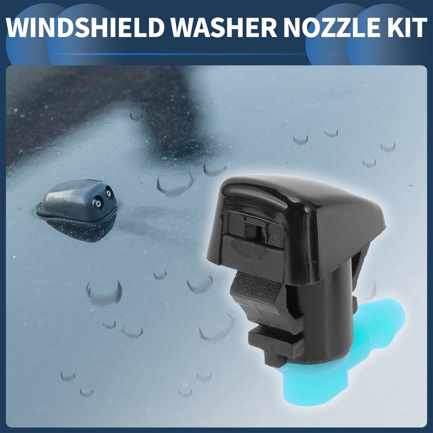 1 Set Front Windshield Washer Nozzles for Chevrolet Traverse