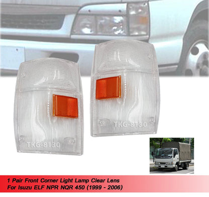Clear Corner Light Lens for Isuzu ELF NPR NQR 450 (1999-2006)