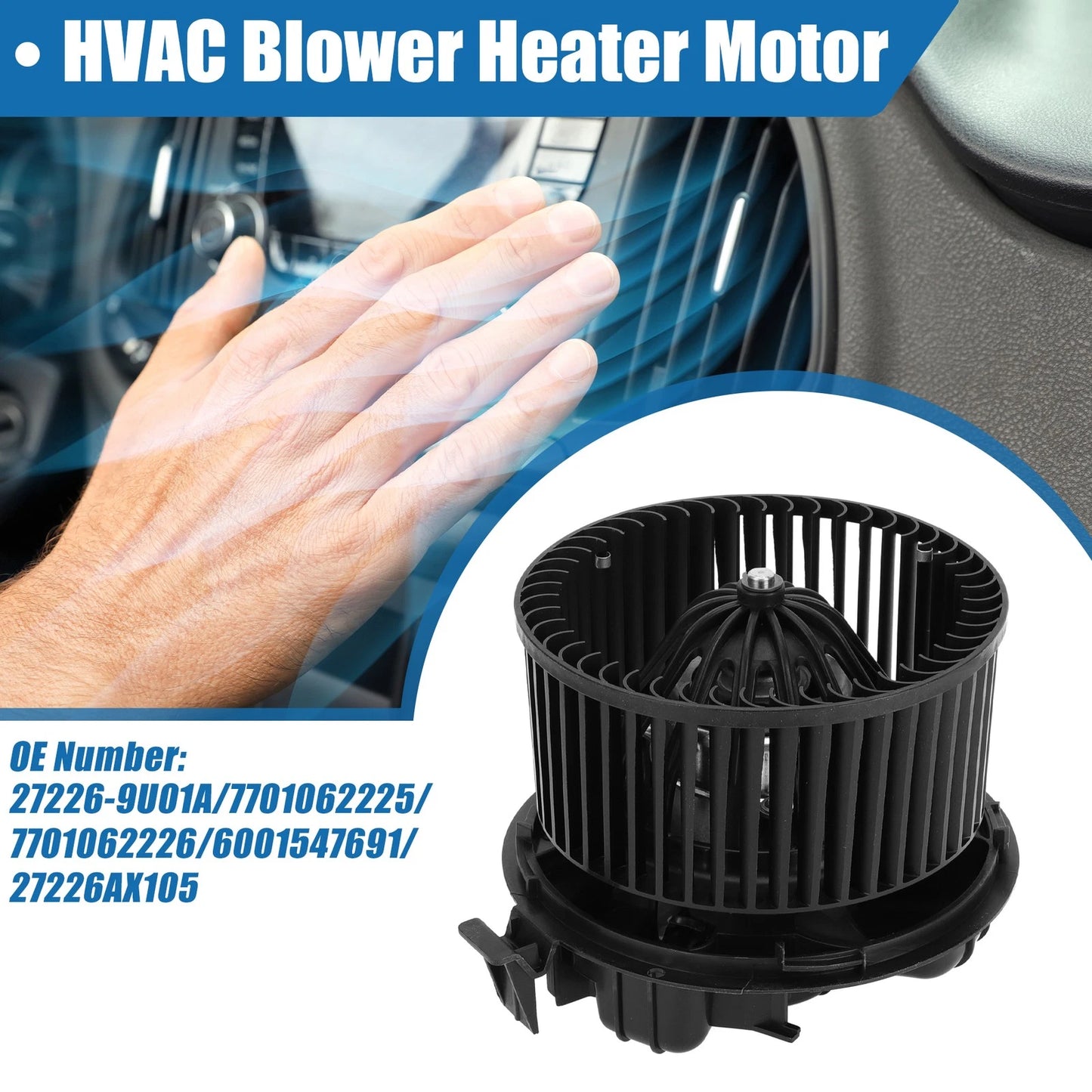Heater Blower Motor Fan Assembly for Nissan Note (2006-2013)