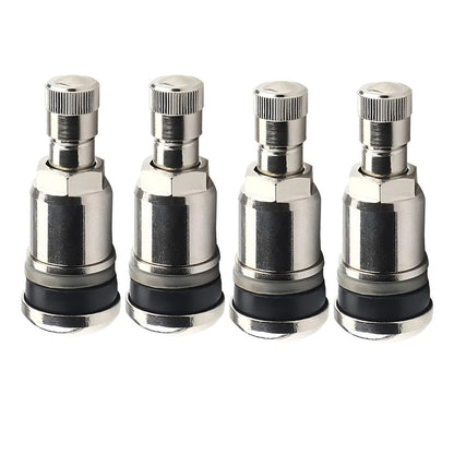 4 x Tire Valve Stem with Dust Caps for TR525 (Fits Various Models)