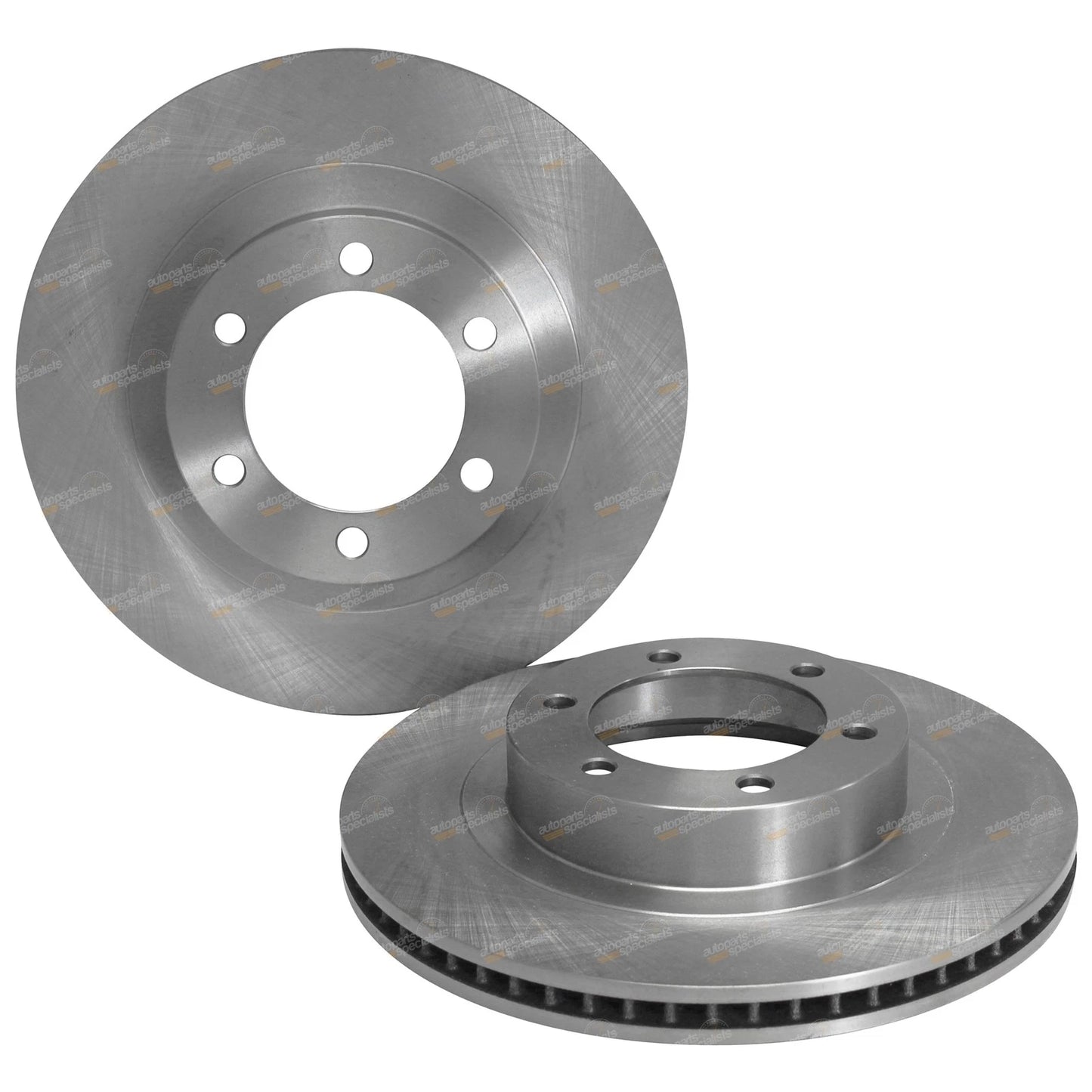 2 x Front Disc Rotors for Toyota Landcruiser Prado RZJ120 VZJ120 (2002–2005)