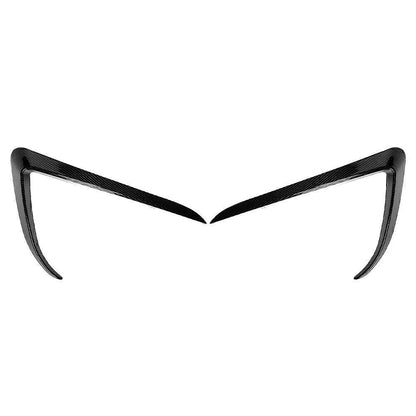 Carbon Fiber Front Fog Light Eyebrow Covers for Tesla Model X (2015-2020)