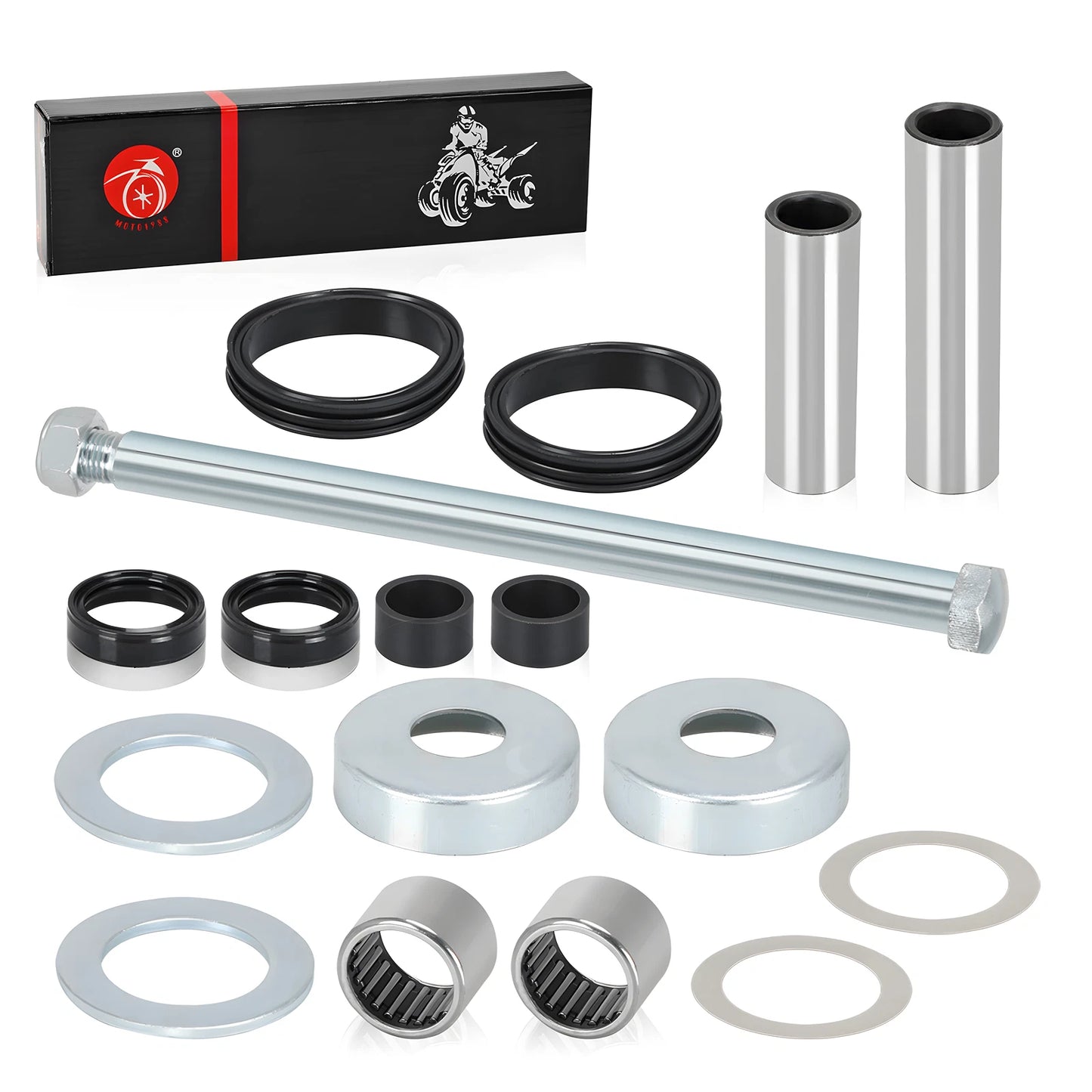 Rear Swing Arm Pivot Bolt Bearing Seal Kit for Yamaha Blaster YFS200 1988-2006