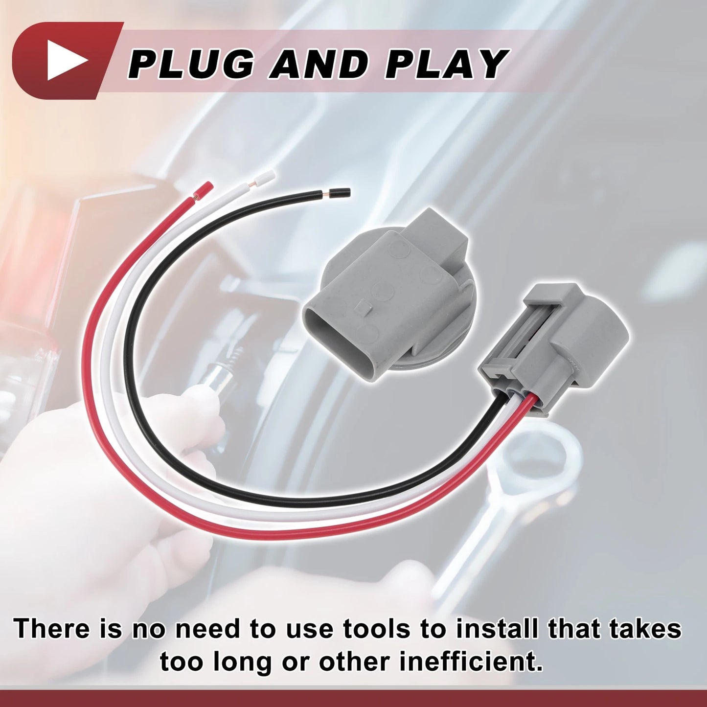 Front Turn Signal Light Socket Wiring for Kia Rio/Rio5 (2010-2011)