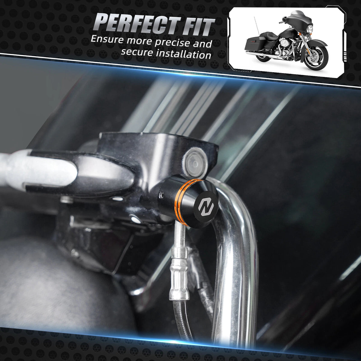 Clutch Brake Cable Ferrule Covers for Harley V-Rod Muscle (2009-2017)