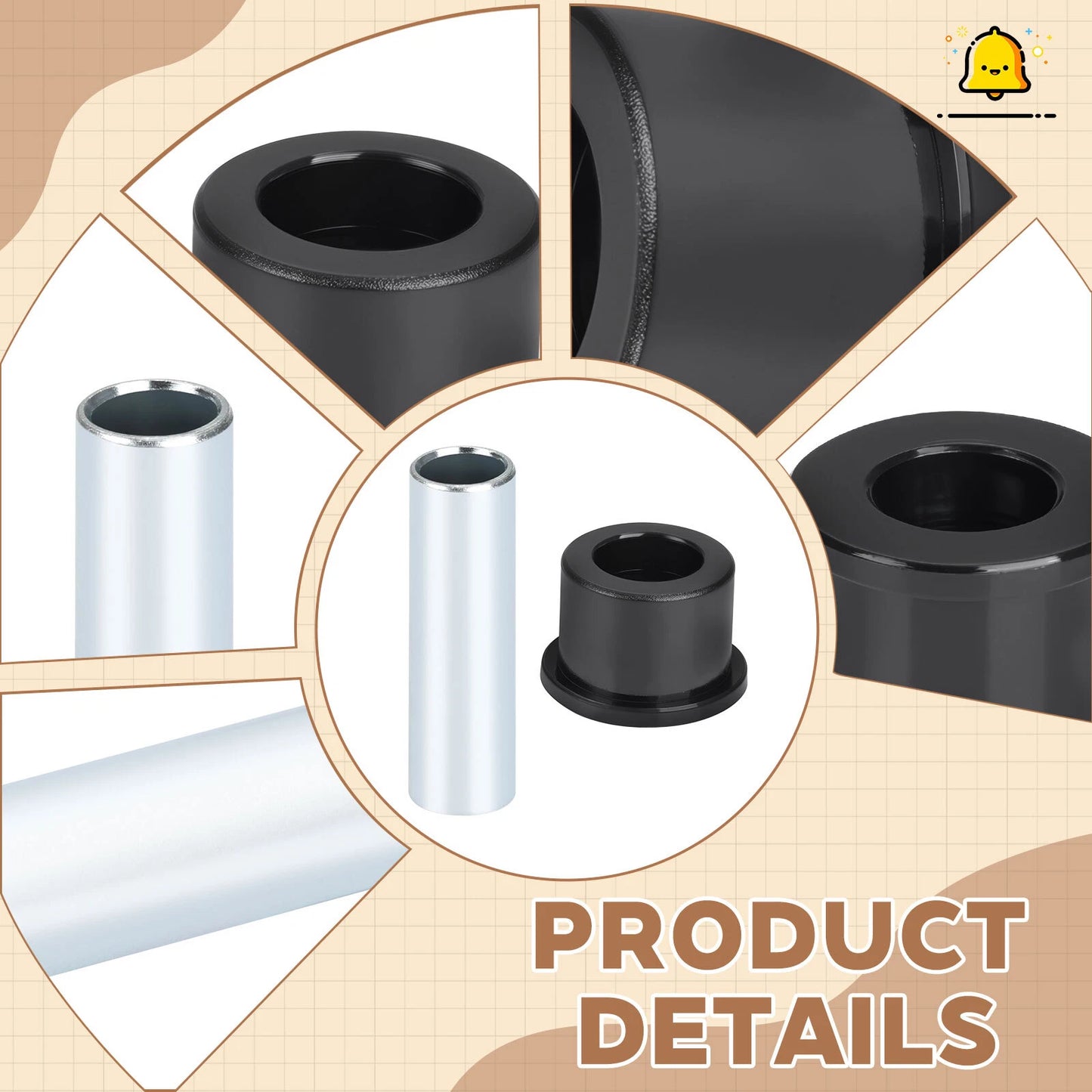 Full Set A-Arm Bushing Kit for Honda Sportrax 400 TRX400EX 1999-2008