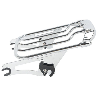 Sissy Bar Backrest Pad & Luggage Rack for Harley Touring Road Glide (2009-2025)