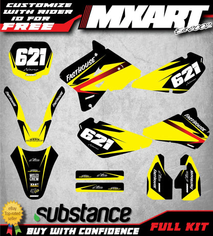 Custom Graphics Full Kit for Suzuki RM 85 (2000-2016) MAX Style Stickers