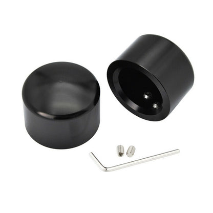Front Wheel Axle Nut Cap for Harley Softail EFI FXSTI (2007-2017) Black