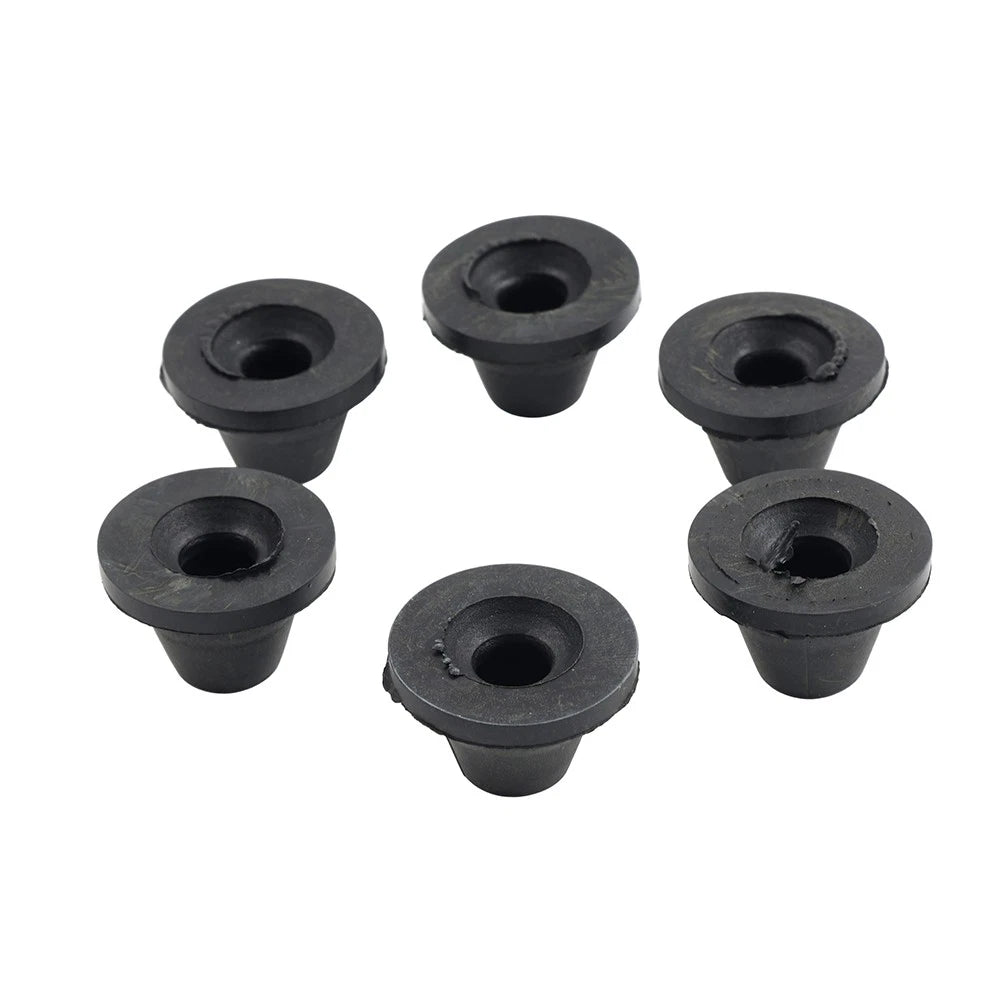 6 x Rubber Side Cover Grommets for Harley Touring Road King Electra Glide (1996-2007)