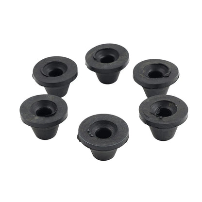 6 x Rubber Side Cover Grommets for Harley Touring Road King Electra Glide (1996-2007)