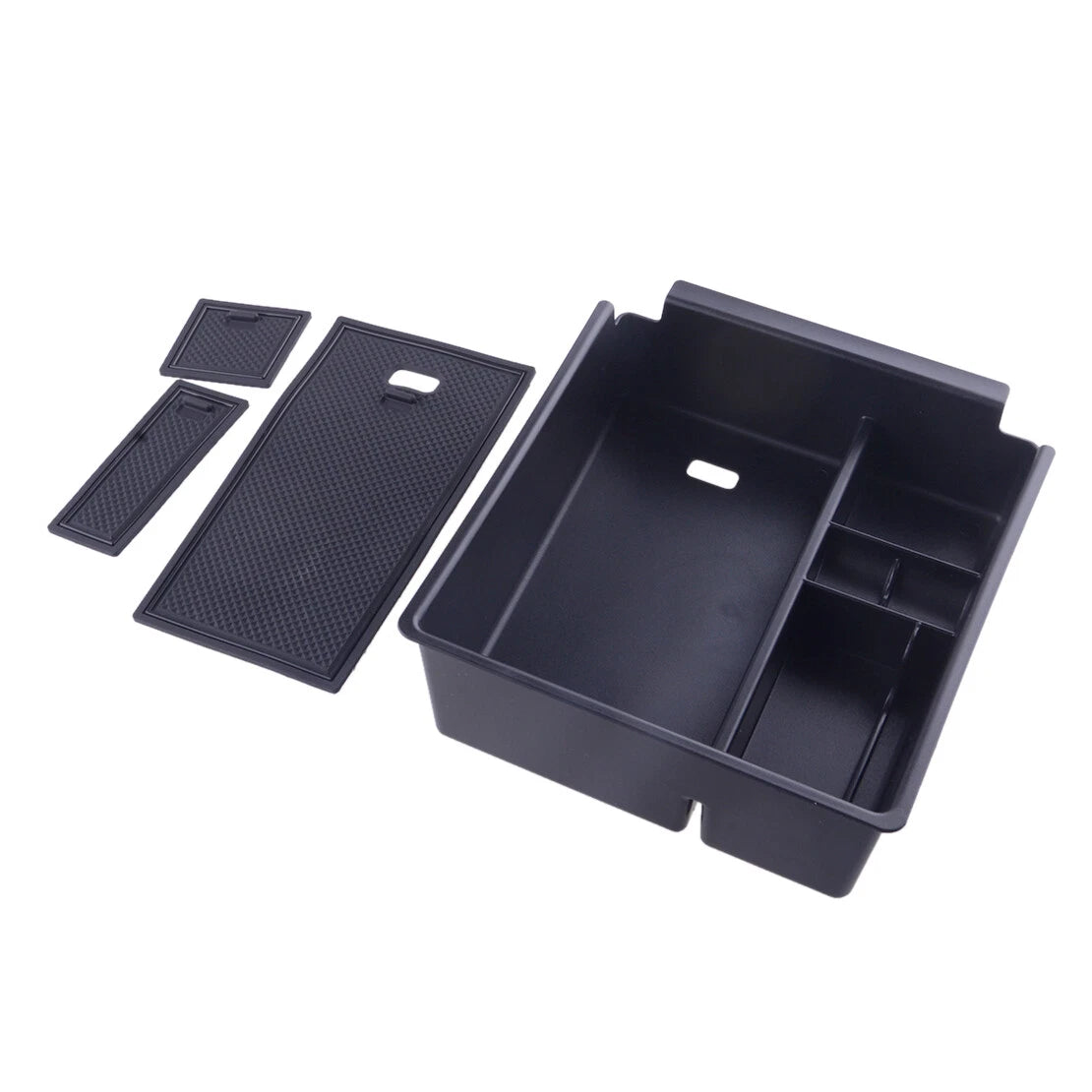 Black Center Console Armrest Storage Box for Hyundai Santa Cruz (2022)
