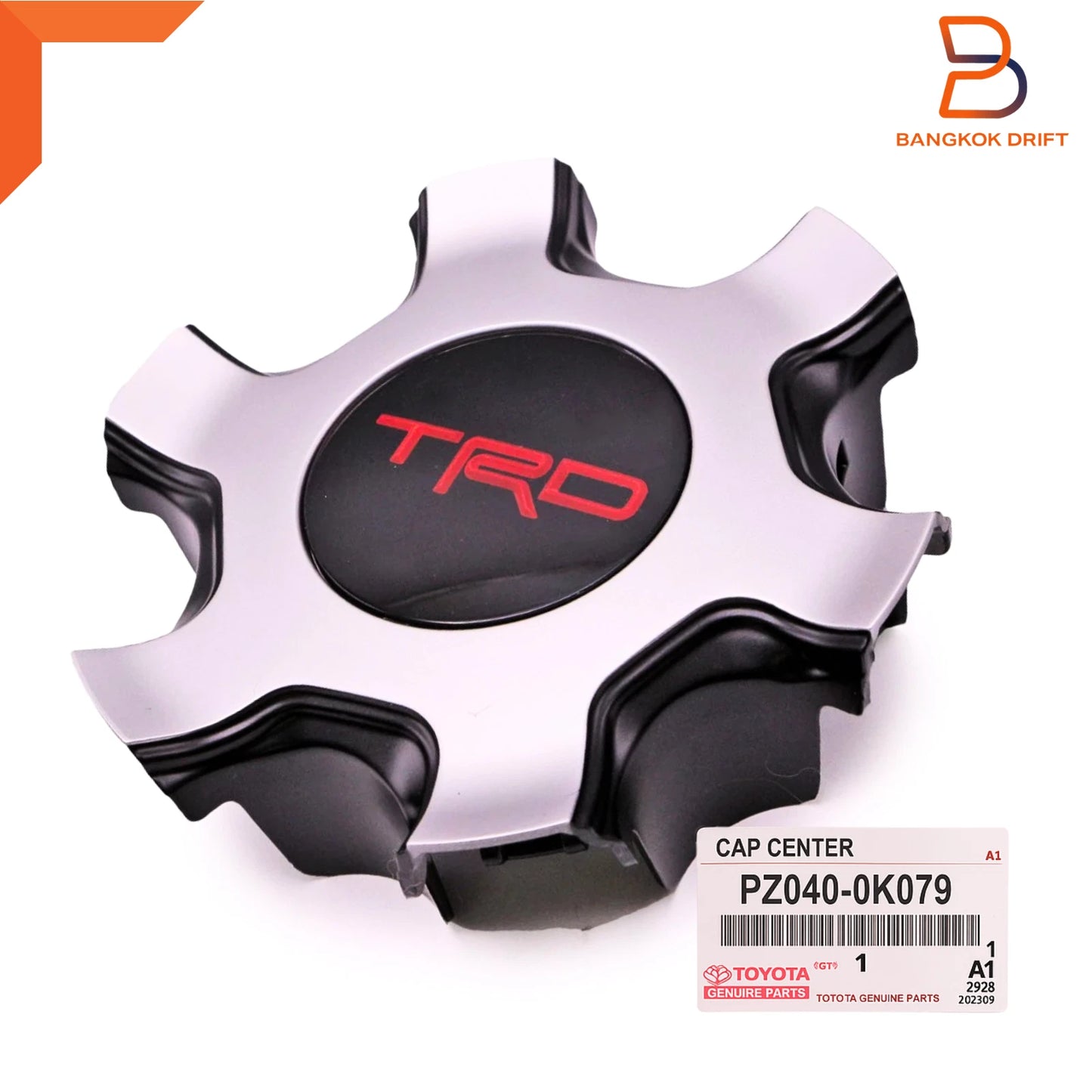 4 x TRD Wheel Center Cap Hub Covers for Toyota Hilux Fortuner (2015-2023)