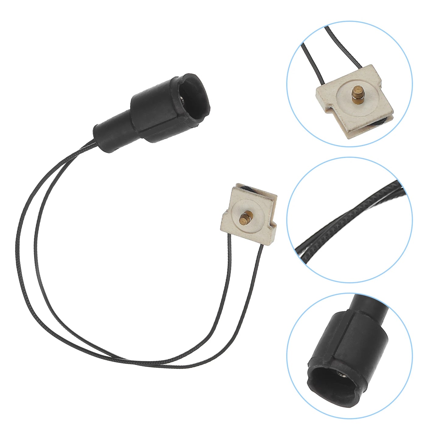 Front Brake Pad Sensor for BMW 3 Cabriolet (2000-2006) - Black Beige 1 x Pcs
