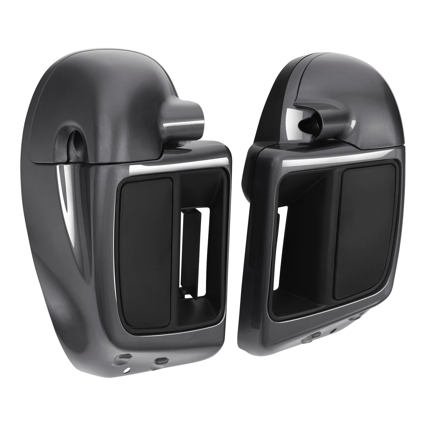 Lower Vented Fairings for Harley Touring (2014-2025) Gauntlet Gray Metallic