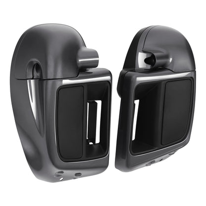 Lower Vented Fairings for Harley Touring (2014-2025) Gauntlet Gray Metallic