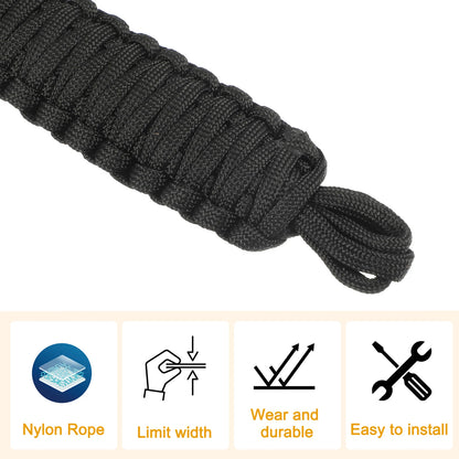 Car Door Limiting Straps  for Jeep Wrangler TJ JK JL (2007-2023) Black