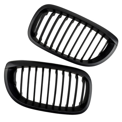 Matte Black Front Kidney Grille for BMW 3 Series E46 (2003-2006)