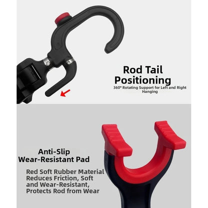 Fishing Rod Holder Dual Adjustable Heads for Boat, PWC, Bowrider, Inflatable