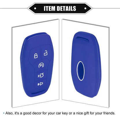 Remote Keyless Smart Key Fob Covers for Ford Fusion (2013-2020)