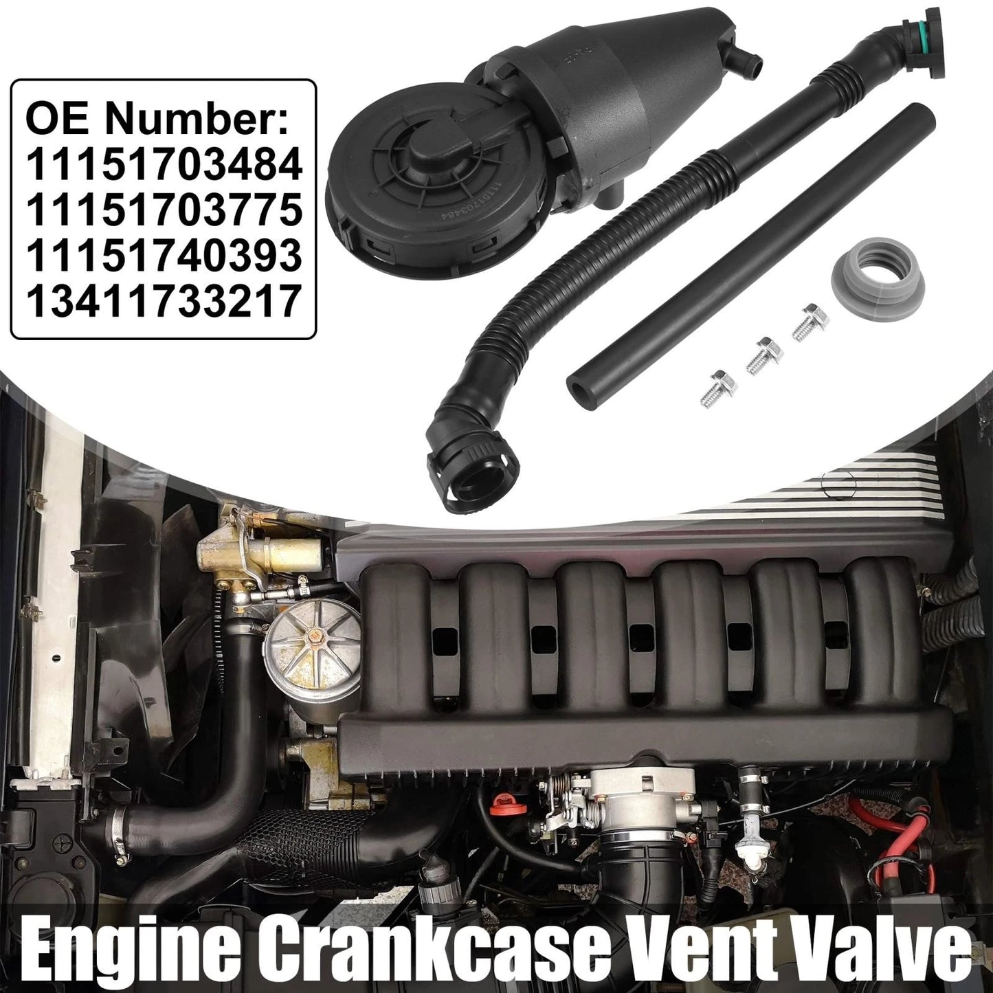 PVC Engine Crankcase Vent Valve for BMW 323i 323is (1996-2000)