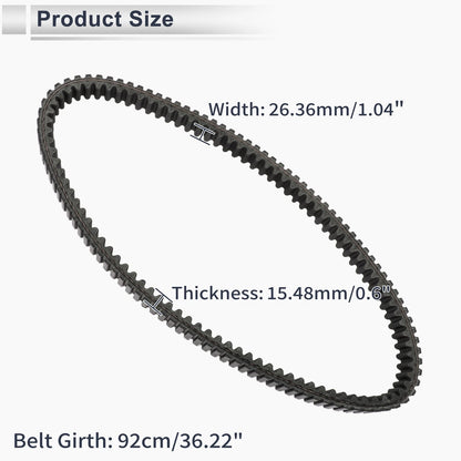 Motorcycle Drive Belt V-Belt for BMW C400X (2018-2021)