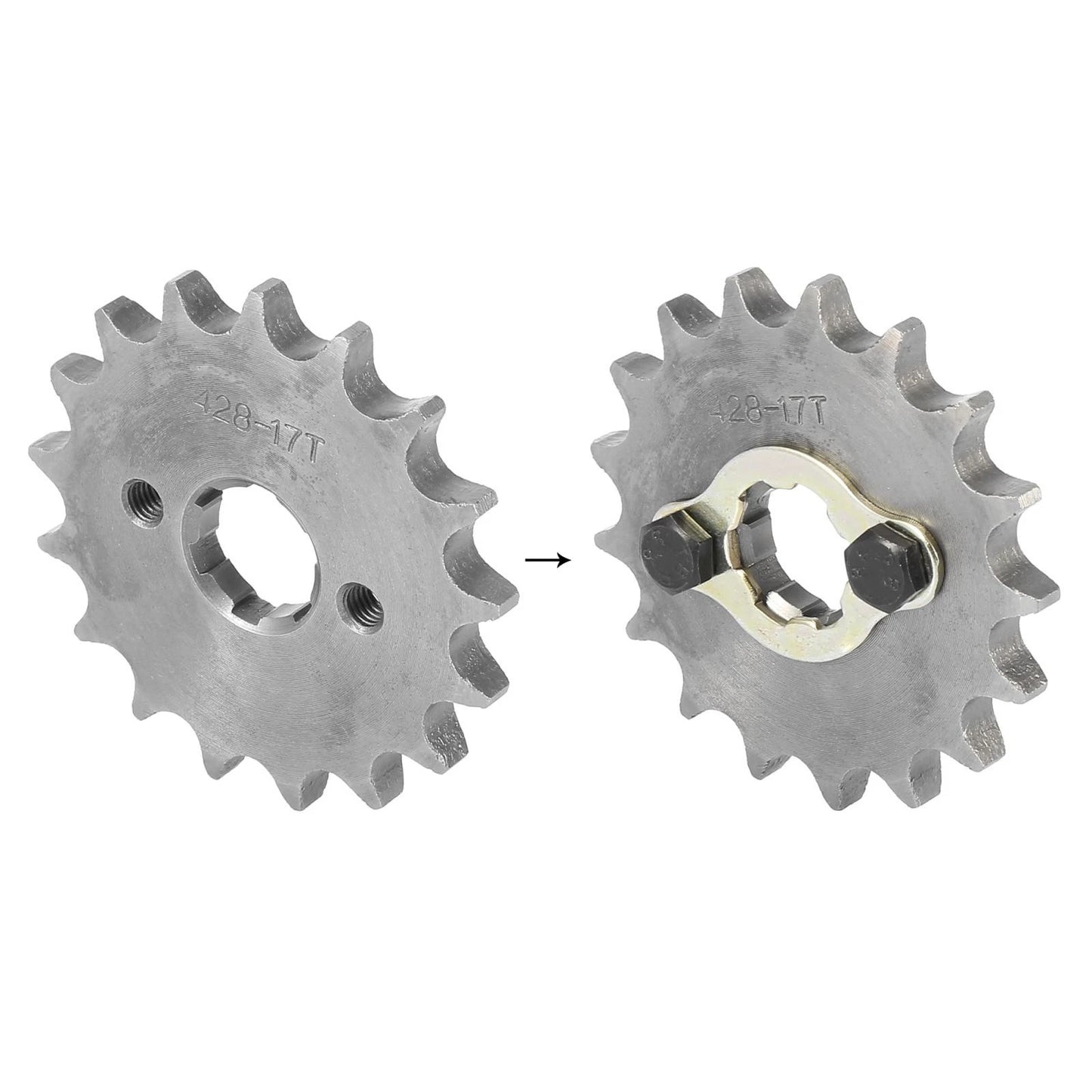 428 Chain 17T 20mm Front Engine Sprocket for Motorcycle Dirt Bike