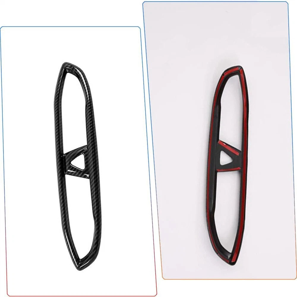 Carbon Fiber Center Air Outlet Vent Cover Trim for Hyundai Santa Fe (2019-2022)
