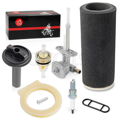 Air Filter Foam & Fuel Valve Petcock for Yamaha Grizzly YFM660F (2002–2008)