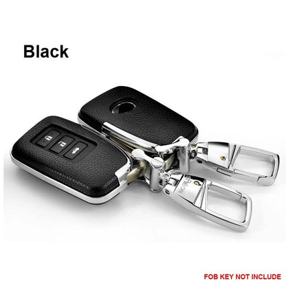 Leather FOB Key Cover Remote Case with Keychain Fit For Lexus IS ES GS NX300
