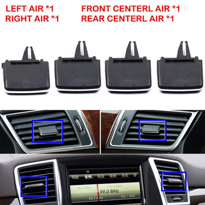 4X A/C Air Vent Outlet Tab Clip Repair Kit for Mercedes Benz X166 W166 (2012-2019)