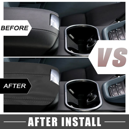 Car Center Console Armrest Cover for Honda Accord (2008-2012) Black