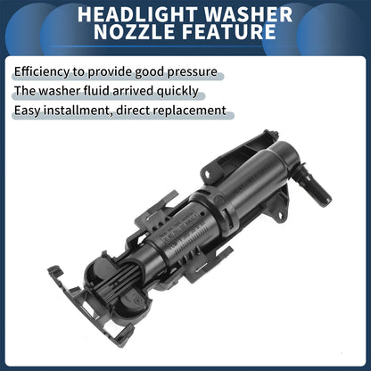 Front Driver Side Headlight Washer Nozzle for Mini Cooper Paceman (2013-2016)