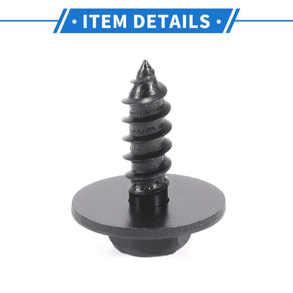 10 Pcs Fender Liner Splash Shield Bumper Cover Screws for Toyota Highlander
